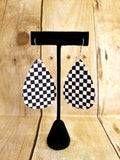 Checkered Flag Earrings